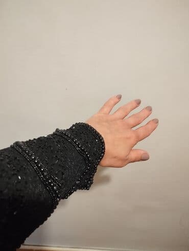 трикотажные женские кофты: Zərif qara bluz - Brend: JB Fashion (etiket mövcuddur) - Rəng: tam — 5