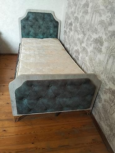 krovat satilir: Təknəfərlik çarpayı, Matras ilə, Siyirməsiz — 2