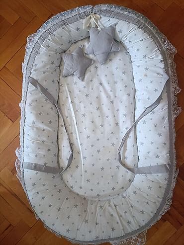 Ulduz naxışlı körpə yuvası (baby nest) - İkiüzlü dizayn: bir tərəfi — 1