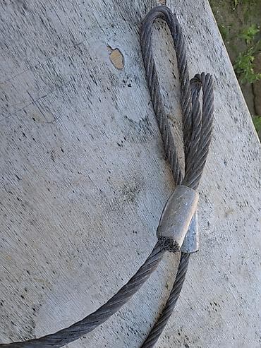 Aksesuarlar və tüninq: Tros. 3 metrlik polad tros. kran trosu — 1