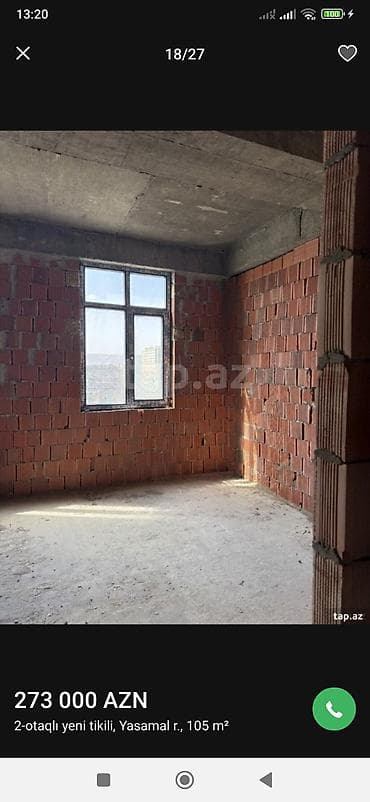 kiraye ev ramani: 2 otaqlı, Yeni tikili, 105 kv. m — 5