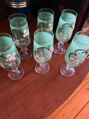 qab dəstləri: Qədəhlər, 6 ədədli dəst — 1