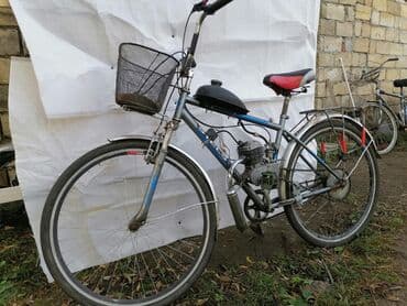 мопет: Mopedləşdirilmiş velosiped – benzin mühərrikli - Çərçivə: 28" təkərli — 2