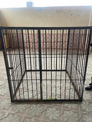 ev itlər: Metal itlərlə və ya digər ev heyvanları ilə istifadə üçün geniş qəfəs — 1