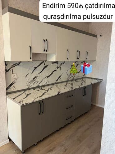 Yeni Mətbəx 590₼ Rəng seçimi sərbəst Türkün matrialıyla ölçü 2.80 lalafo.az -da Yeni Mətbəx 590₼ Rəng seçimi sərbəst Türkün matrialıyla ölçü 2.80