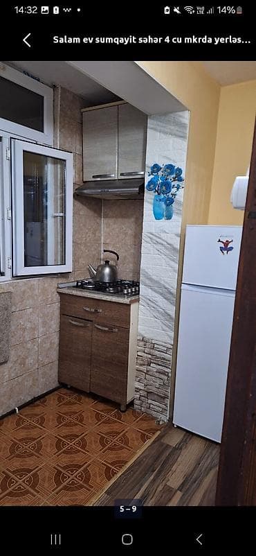 sabuncuda satllq evler: Sumqayıtda 4 mkrda 2 otaqlı mənzil kirayə veriilir.5 mərtəbənin 4cü — 8