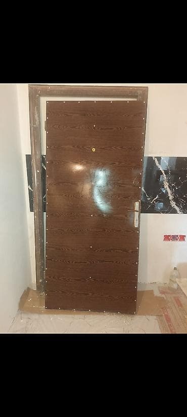 sef qaplar: Dəmir giriş qapısı – ikiüzlü dizayn - Material: möhkəm metal — 1