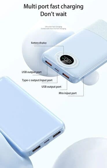 powerbank iphone: Powerbank 10000 mAh, Yeni — 4