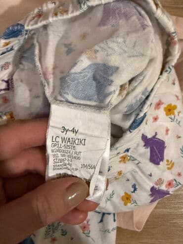 pijama destleri: Uşaq dəsti, Qız üçün, 3 - 4 yaş, Lc Waikiki — 3