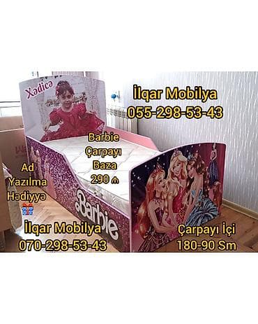 ucuz krafat: Qız üçün, Yeni, Çarpayı, Bazasız, Matrassız, Siyirməsiz — 6