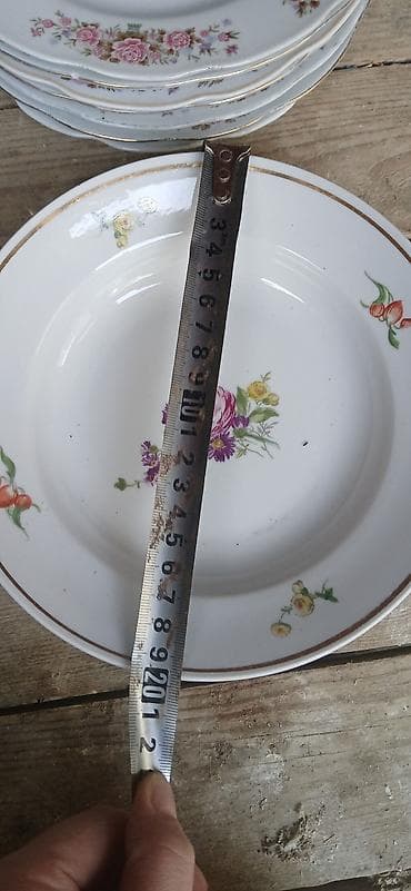 saxsı qablar satışı: Boşqablar, rəng - Ağ, Keramika — 4