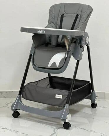 qidalandırmaq üçün uşaq stul yelləncək: Kidilo hündür kreslo ▫️Kidilo hündür kreslosu uşağınızla “böyüyür”! — 4