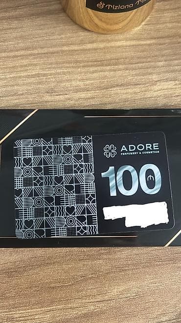 100 aznlik hədiyyə kartı 90 azn-ə veririk. Məhsul: ADORE Parfümeriya lalafo.az -da 100 aznlik hədiyyə kartı 90 azn-ə veririk. Məhsul: ADORE Parfümeriya