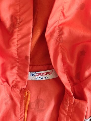 balaca: Uşaq üçün yüngül kapüşonlu gödəkçə - Rəng: narıncı - Üzərində Paw — 3