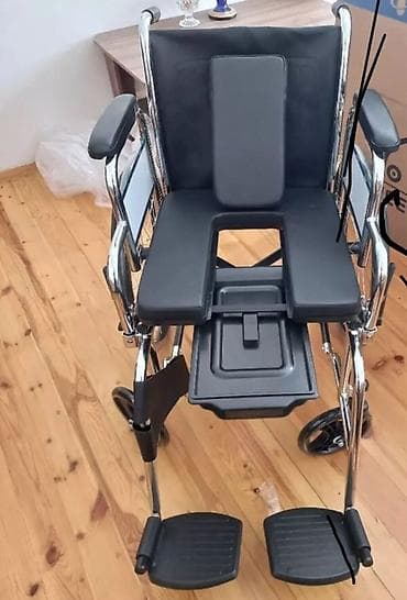 tibbi avadanliqlarin satisi: Sanitar əlil arabası satılır. Təzədir işlənməyib. Altında ayaq yolu — 1