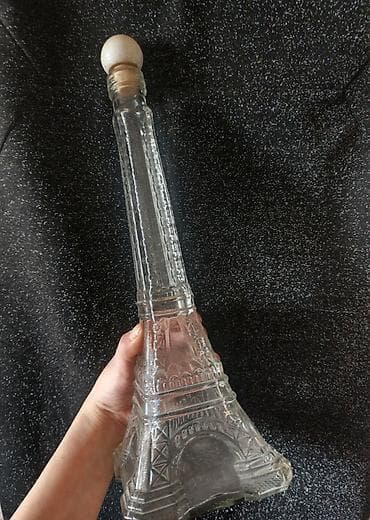 gul dekoru: Винтажная бутылка Эйфелевая башня — 1