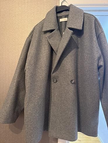 paltolar 2023: Palto, Zara, XL, rəng - Boz — 3