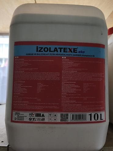 emulsiya: İZOLATEXE eko – hamam və balkonlar üçün hidroizolyasiya qarışığı — 1