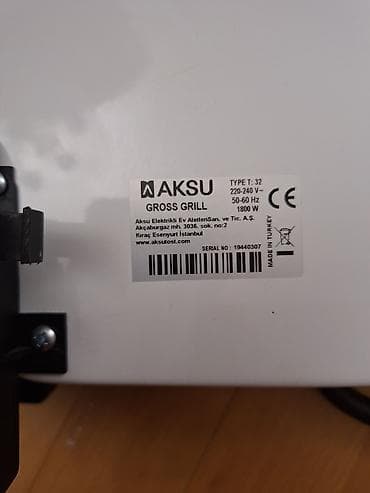 AKSU Gross Grill elektrikli qril. Mətbəxdə ət, toyuq, balıq, sosiska — 4