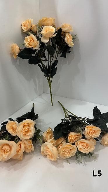sapacki sekilleri: 0.90 gepik Süni dekorativ güllər dəsti – model L46 - Realistik — 8
