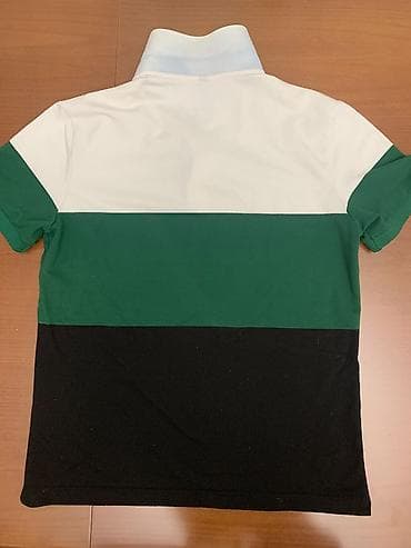 cins koynek: Rəngli zolaqlı polo köynək - Model: qısaqol, klassik polo yaxa, 2 — 2
