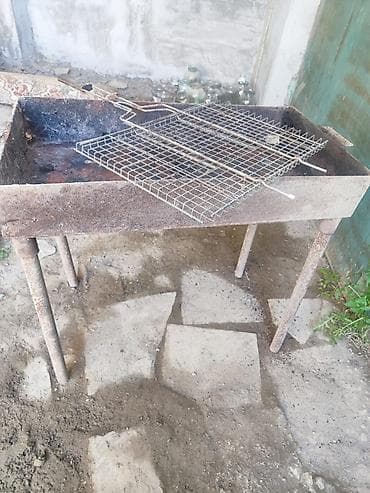 molbert nədir: Manqal, Kömür, Setka ilə — 2