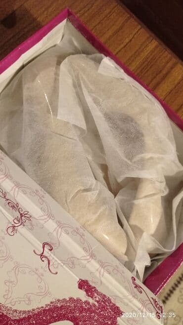 белые туфли новые: Туфли, Размер: 39.5, цвет - Бежевый, Новый — 8