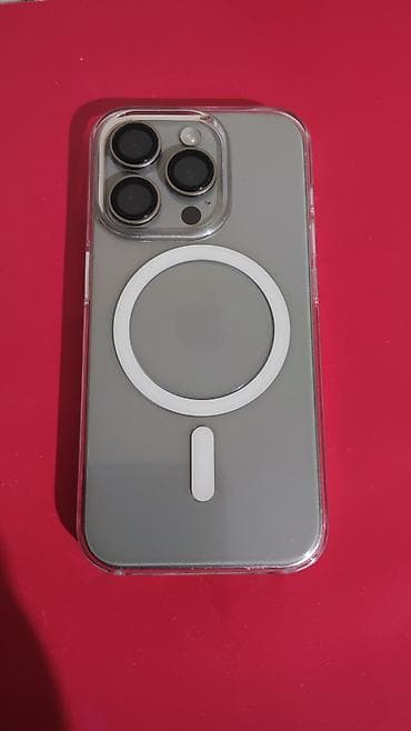 IPhone 15 Pro, 256 GB, Gümüşü, Face ID