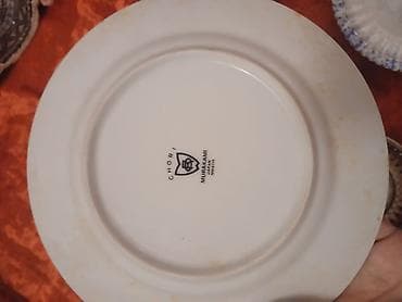 фарфор: Antik porselen boşqablar dəsti - Növ: dekorativ/servis porselen — 4