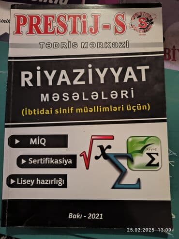 4 cü sinif riyaziyyat müəllim üçün metodik vəsait pdf: Riyaziyyat məsələləri (ibtidai sinif müəllimləri üçün) İstifadə — 1