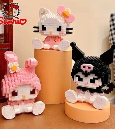 hello kitty: Kuromi leqoları😍 Kuromi Hello&Kitty və Melody 🤩 6 Azn❌️5 azn — 4