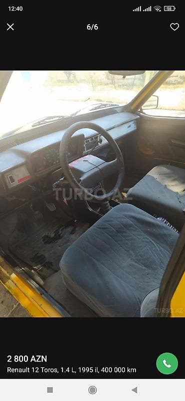 brabus disk: ZAZ Tavria kombi (ZAZ-1102/11055 seriyası) – universal kuzovlu sarı — 6