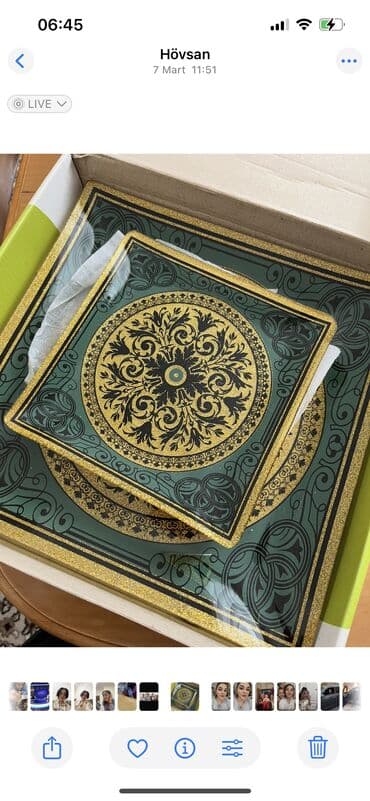 tortlar 2020: Tort və şiriniyyat qabı, Şüşə, Azərbaycan — 1