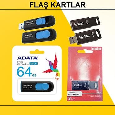 flash card: Flash kart ADATA, 64 GB, USB 3.2, Yeni — 1