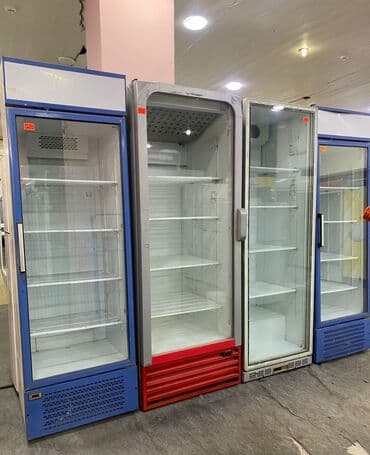 Restoran, kafe avadanlığı: Mağaza və iaşə obyektləri üçün vitrin tipli soyuducular - Şaquli — 1