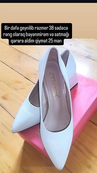 Tuflilər, Ölçü: 38, rəng - Ağ, Yeni lalafo.az -da Tuflilər, Ölçü: 38, rəng - Ağ, Yeni