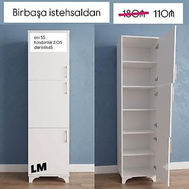 dolab ofis: Bir qapılı dolablar təmiz laminatla 📌 Qiymət : 110₼ Təhvil qısa — 1
