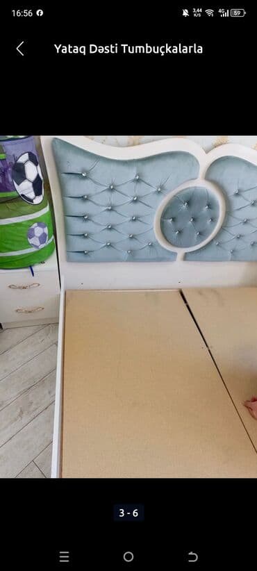 спальня из дерева: Односпальная кровать, 2 тумбы — 2