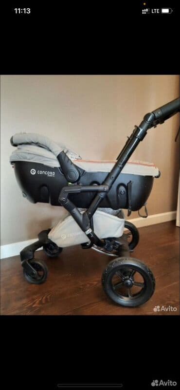 прогулочная коляска: 3-ü 1-də araba, İşlənmiş, Ünvandan götürmə — 1