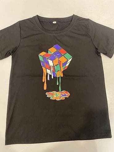 stranger things kinder joy: Uşaq köynəkləri dəsti. 7-8 yashadir - Yaşıl qısaqol T-shirt: Ön — 9