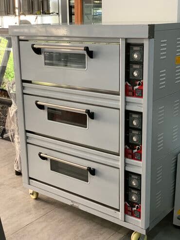 konveksiyon bişirmə sobası qiyməti: Çörək, Elektrik, 3 mərtəbəli — 1