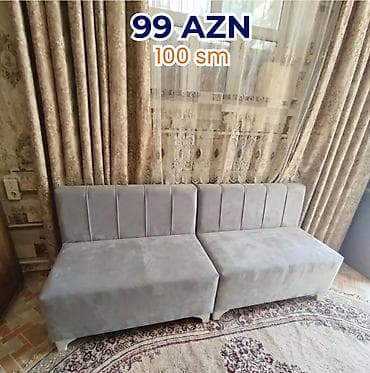 Məhsul: İki hissəli yumşaq oturacaq modul dəsti - Rəng: Açıq boz - — 1