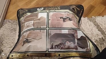 Şəkillər, tablolar: Divan üçün Yeni rəng - Bej Yataq örtüyü — 2