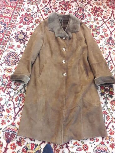 женское пальто с мехом: Dublyonka təbiyi 48-50 razmer Turkiya — 1
