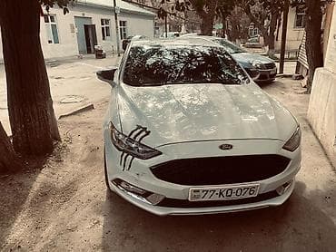 oka satisi: Ford Fusion sedan (ağ rəng, qara detallarla)polnu yixilma mawindi — 4