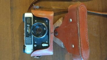 Sovet dövrünün fotoaparatı. İşlək vəziyyətdədir