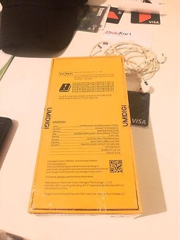 UMIDIGI G1 Series – smartfon Texniki xüsusiyyətlər: - Prosessor: 4 — 2