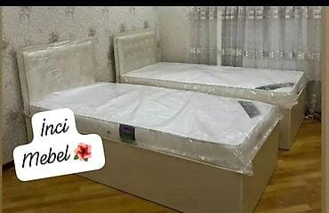Yeni, Təknəfərlik çarpayı, Bazalı, Matras ilə, Siyirməsiz, Azərbaycan — 1