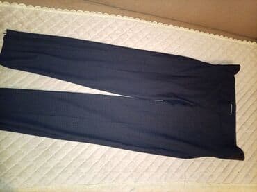 женские деловые костюмы: Qadın kostyumu – şalvar və pencək dəsti 38 razmer - Rəng: tünd qara — 2