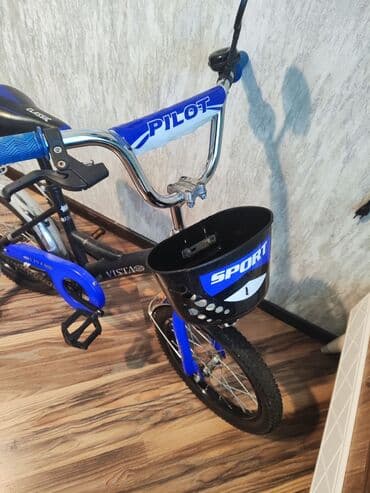 göy bodiklər: İki təkərli Uşaq velosipedi Vista, 16", sürətlərin sayı: 10 — 1